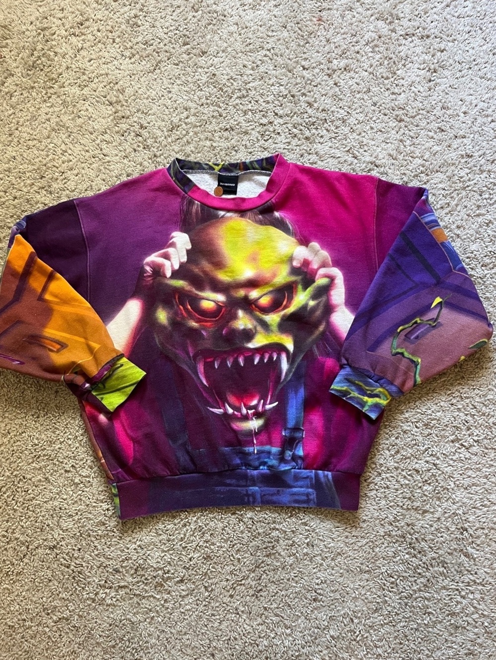 Dumbgood x Goosebumps The Haunted Mask AOP Sweatshirt L